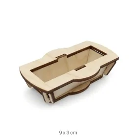 MN30 Minyatür Küvet Ahşap Boyanabilir Obje